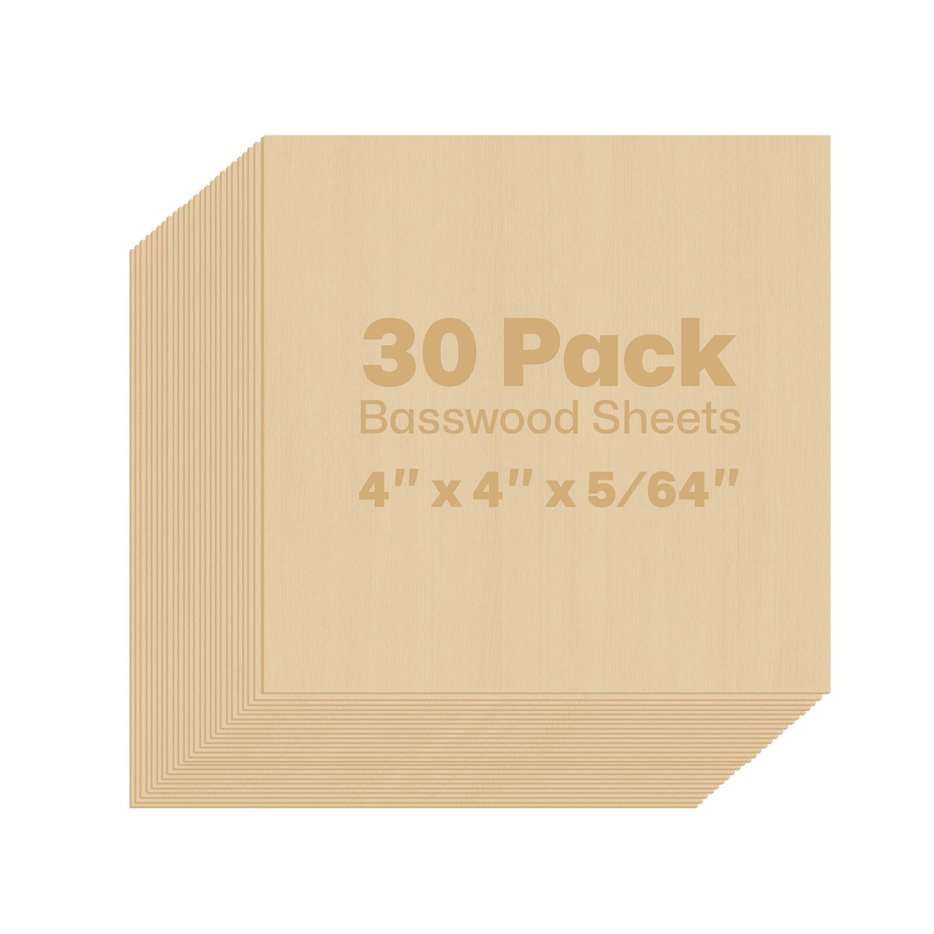 Basswood Plywood Sheets 1/16
