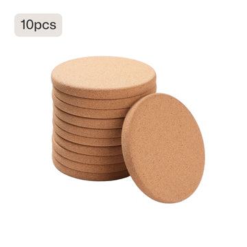 Posavasos de Corcho para Bebidas (10 unidades / 30 unidades)