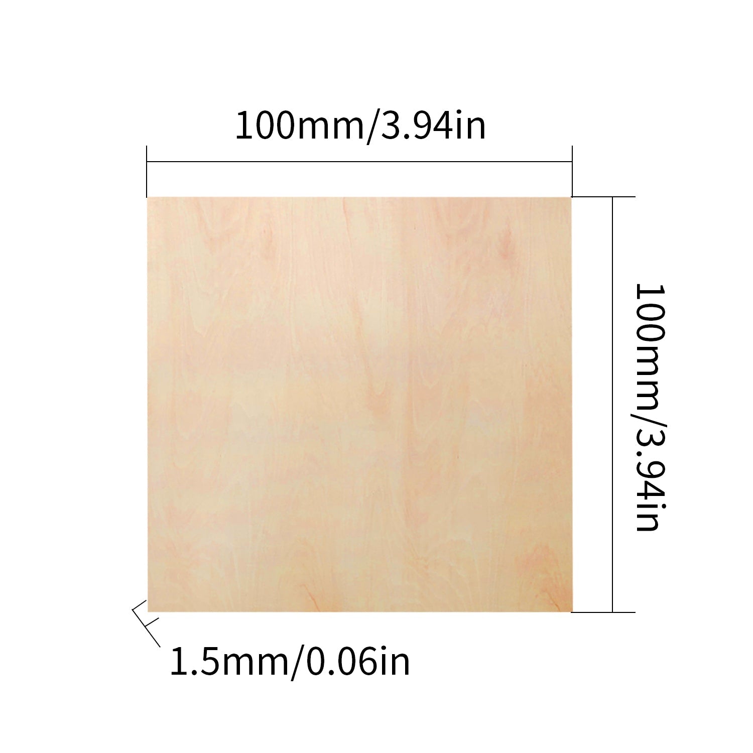DIY Wood Craft Sheets Size