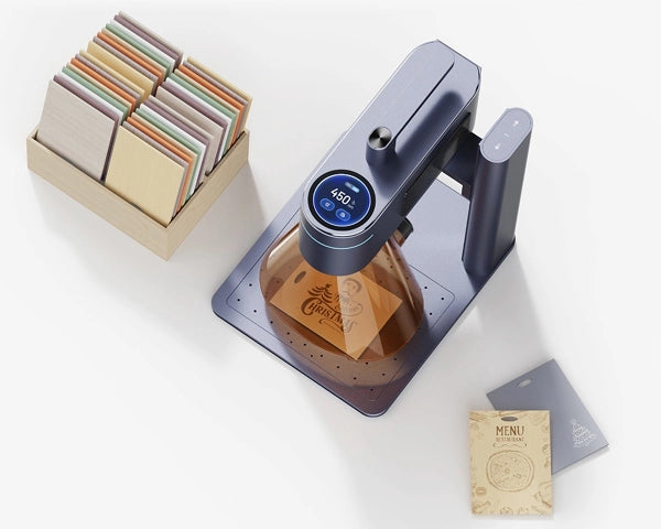 LaserPecker LP4 dual laser sources for wide material compatibility.