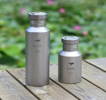 LaserPecker LP4 custom laser engraved metallic sports water bottle.