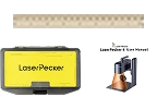 LaserPecker LP4 laser engraver tool box, measuring ruler, and user manual handbook.