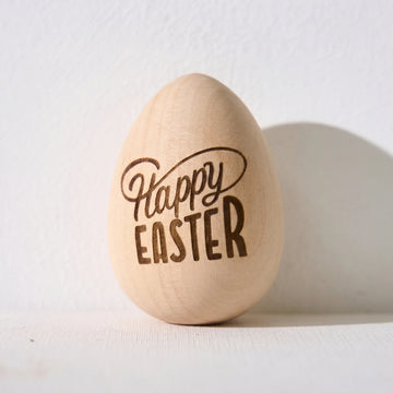 Huevos de Pascua de madera (6 unidades)