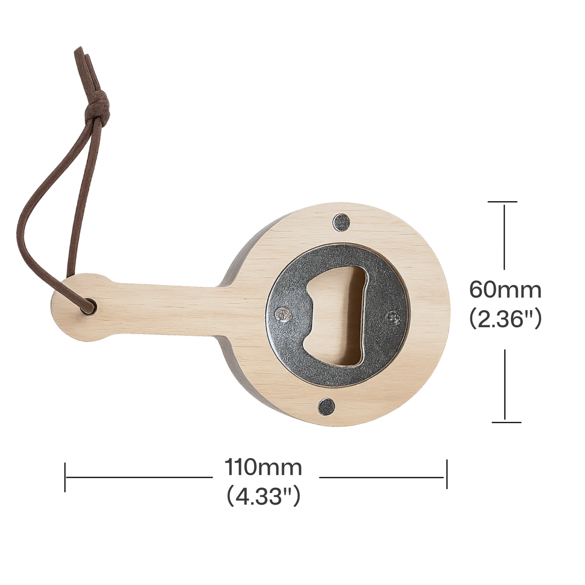 Pan-Shaped Bottle Opener / Fridge Magnet (5 pcs)