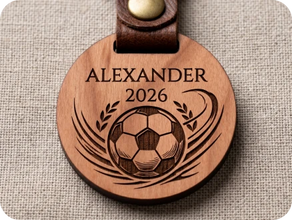 Personalized Football Keychains