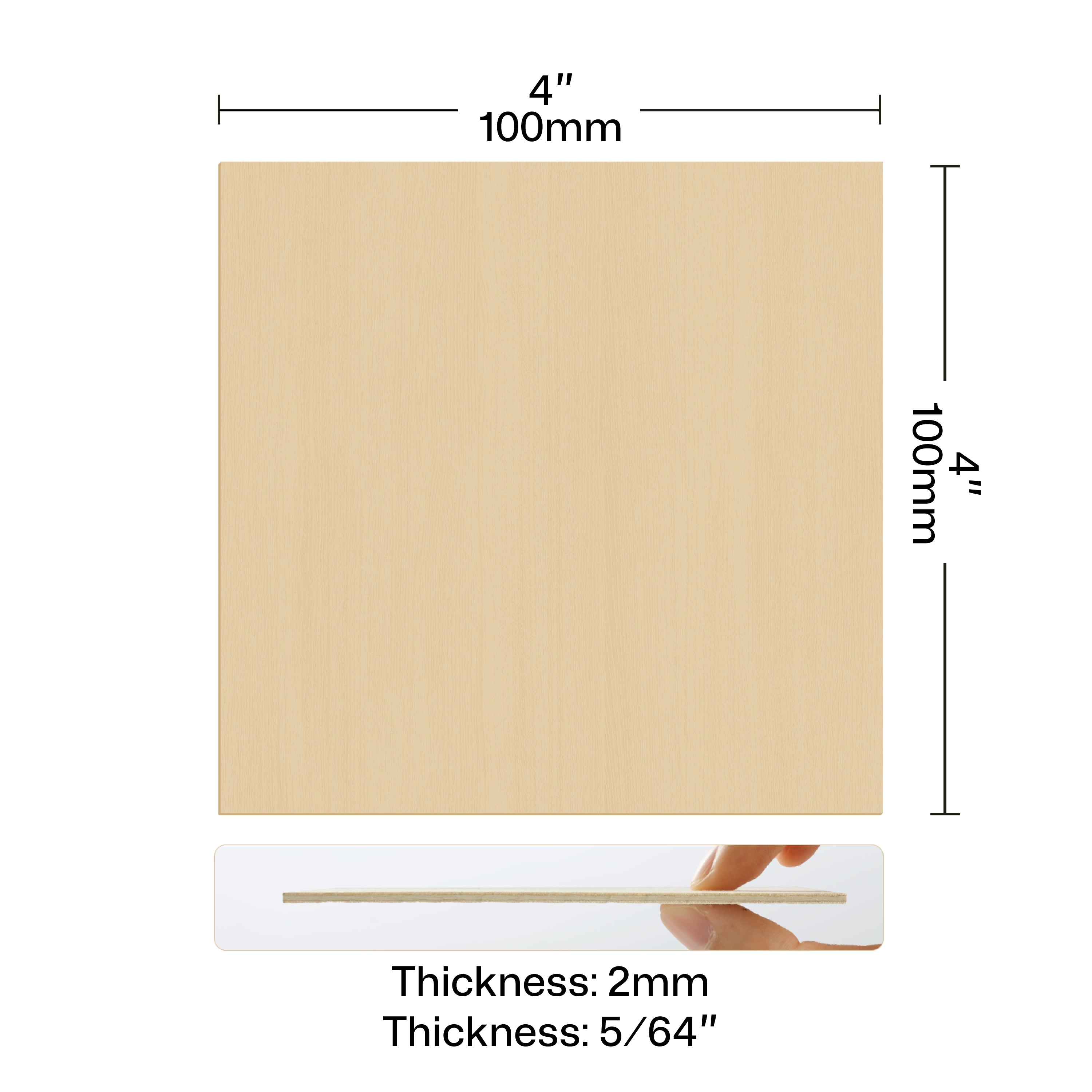 Basswood Plywood Sheets (10 pcs / 30 pcs)