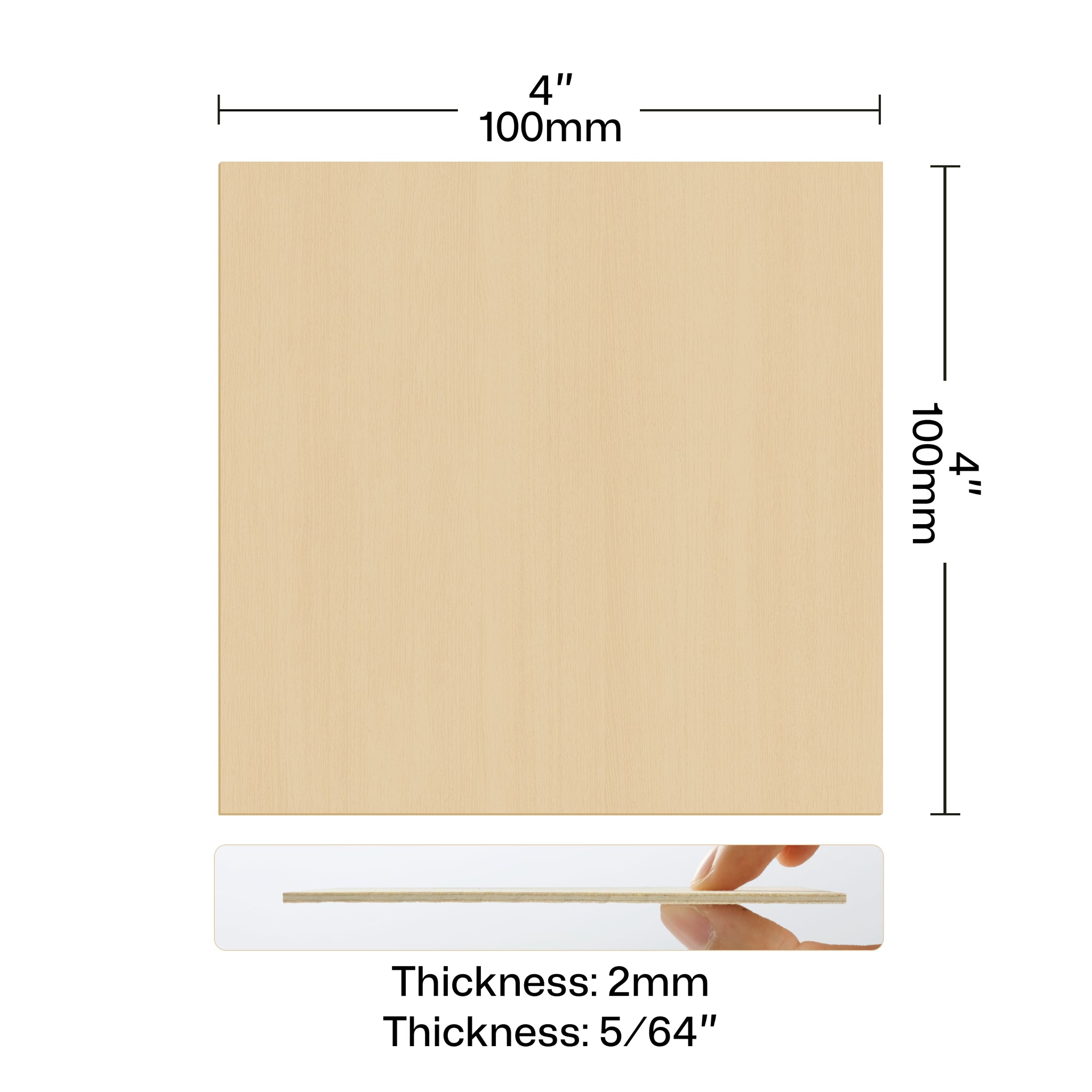 Basswood Plywood Sheets (10 pcs / 30 pcs)
