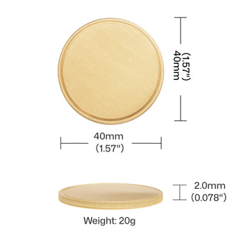 Blank Brass Coins(5 pcs / 10pcs)