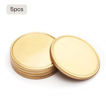 Monedas de latón en blanco (5 unidades / 10 unidades)