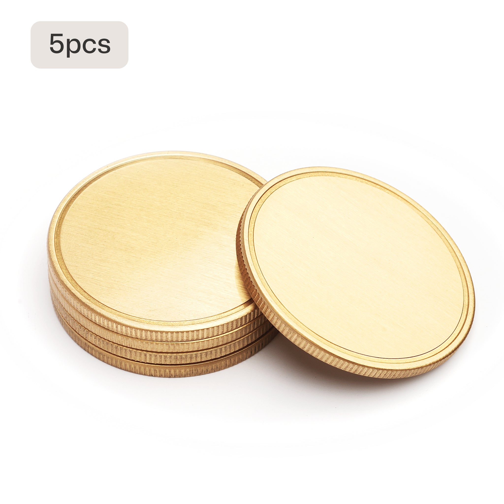 Blank Brass Coins(5 pcs / 10pcs)