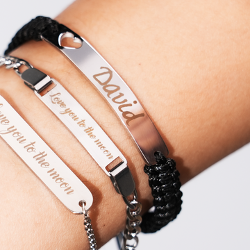 Braided Stainless Steel Bracelet (8pcs)