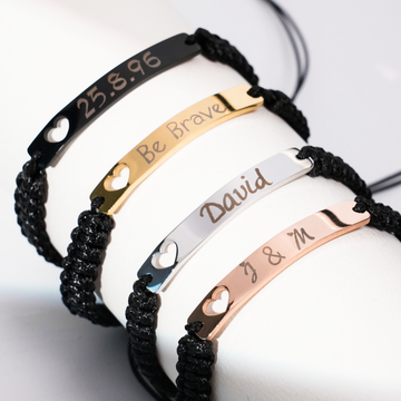 Braided Stainless Steel Bracelet (8pcs)