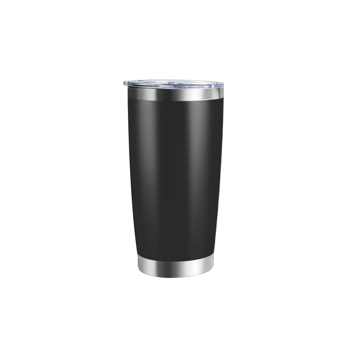 Vaso de acero inoxidable recubierto con tapa (1 ud / 2 uds)