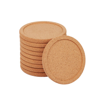 Posavasos de Corcho para Bebidas (10 unidades / 30 unidades)