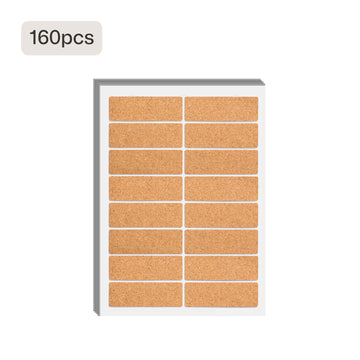 Round Corkwood Label Stickers (120pcs)