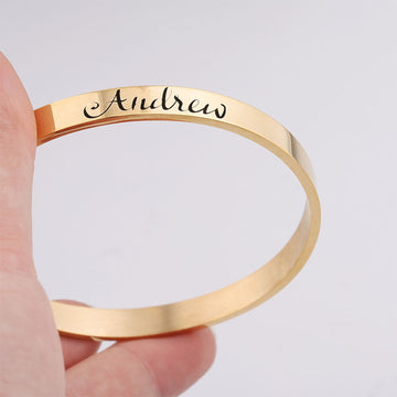 Pulseras de puño de acero inoxidable (8 piezas)