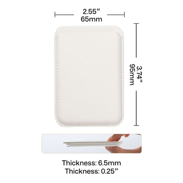Tarjetero magnético de cuero para iPhone (2 unidades)