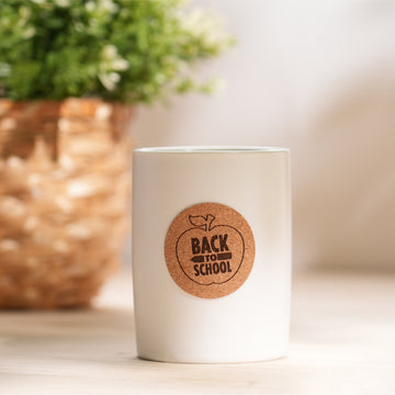 Round Corkwood Label Stickers (120pcs)