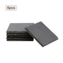 Posavasos Cuadrados de Pizarra Negra (6 piezas / 24 piezas)